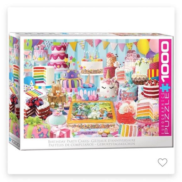 Other - Jigsaw Puzzle Birthday Cake Party 1000 Pieces